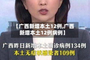【广西新增本土12例,广西新增本土12例病例】