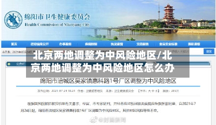 北京两地调整为中风险地区/北京两地调整为中风险地区怎么办-第1张图片