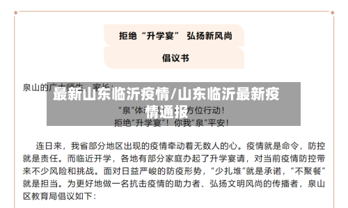 最新山东临沂疫情/山东临沂最新疫情通报-第3张图片