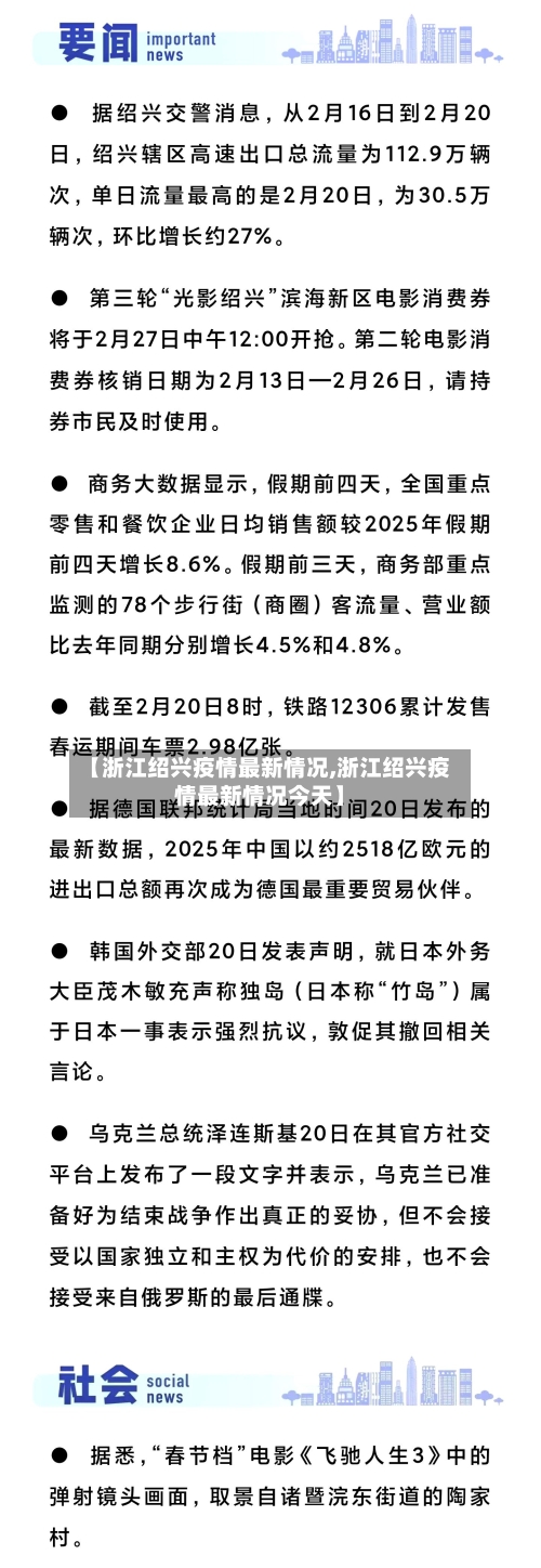 【浙江绍兴疫情最新情况,浙江绍兴疫情最新情况今天】-第1张图片